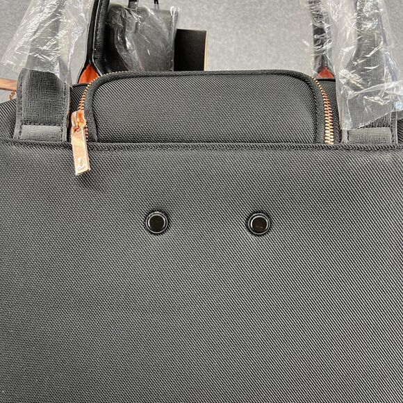 Ted Baker London Wheeled Business Case Black 28L Carry On Laptop Bag Rose Gold - Picture 15 of 16